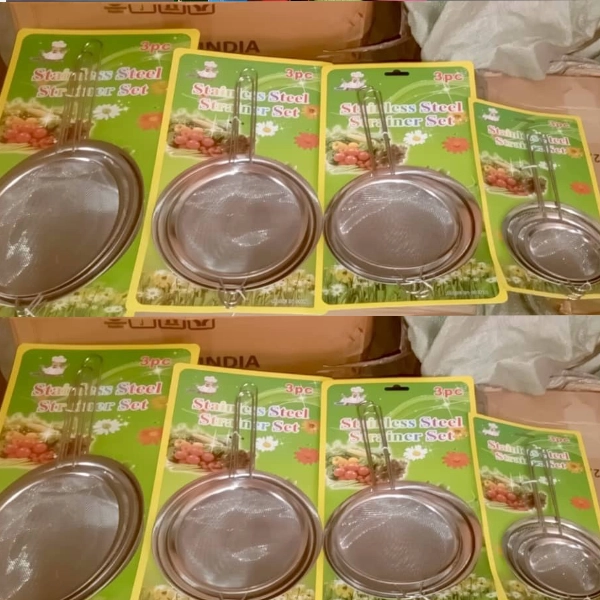 Stainless Steel Sieve Set (3 Pieces)